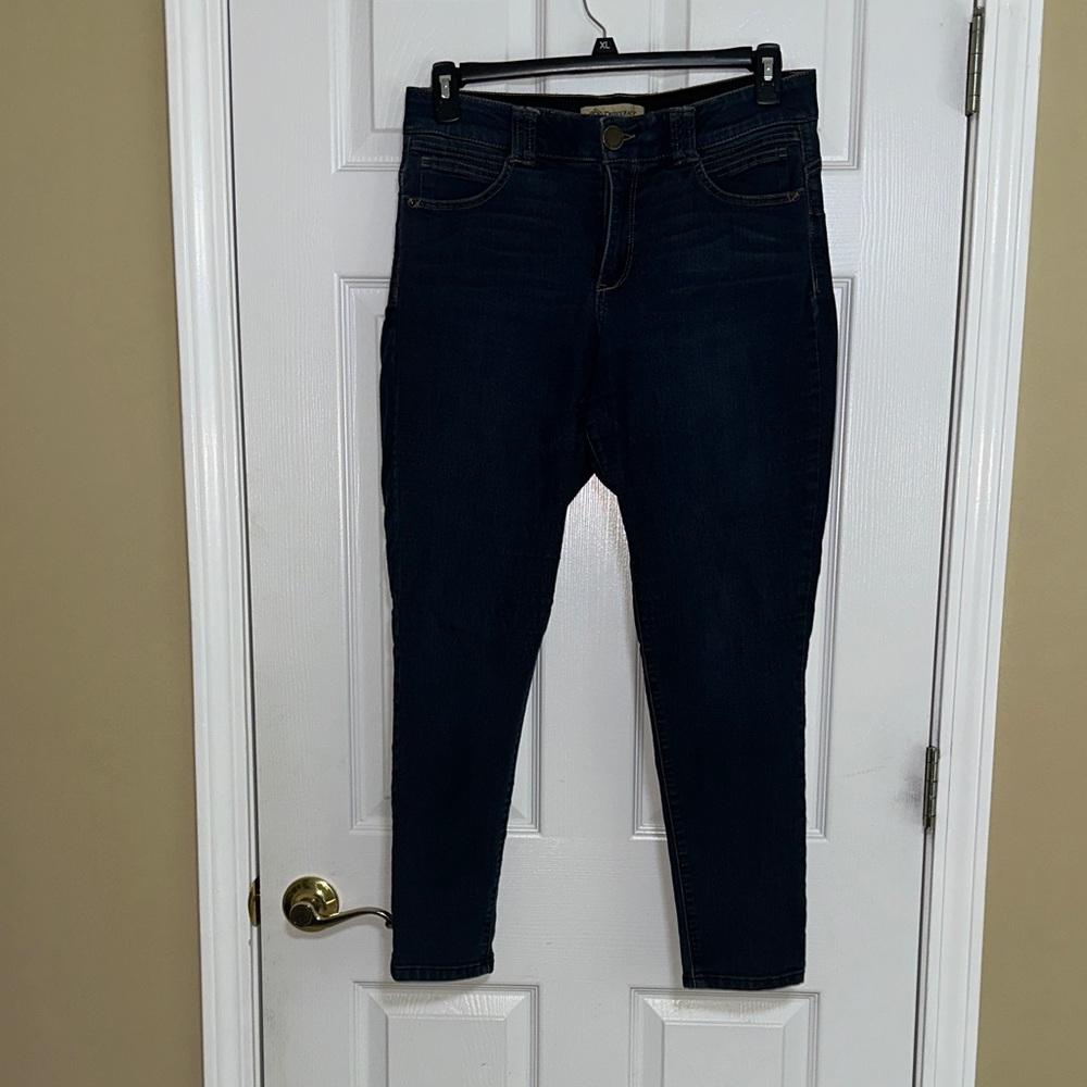 Democracy Dark Blue Skinny Leg Women's Jeans Size 12